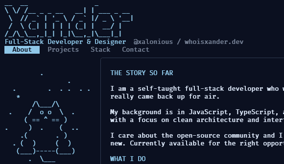 My SSH Portfolio project preview